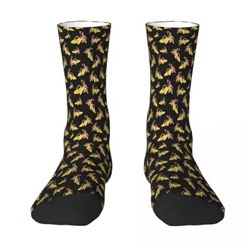 Банан Модел Nick Nic Nicolas Cage Meme Sock Мъжки Чорапи Дамски Чорапи От Полиестер Адаптивни Сладка Риза