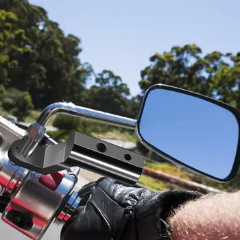 Практична скоба за закрепване на огледала за обратно виждане за мотоциклет