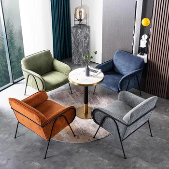 Дизайн Скандинавските Столове за всекидневна Стол за почивка при четене Едноспален диван Луксозен Модерен Скрин за спалня Muebles Мебели за театър Hogar